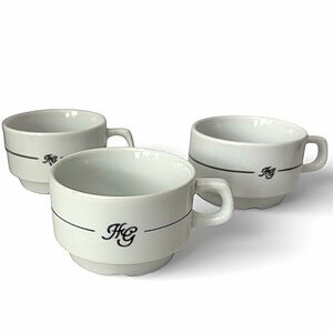 Lubiana Vintage HG Porcelain Coffee Cups Set of 3 – Made in Poland EUC